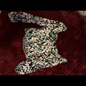 H&M flower print cute blouse